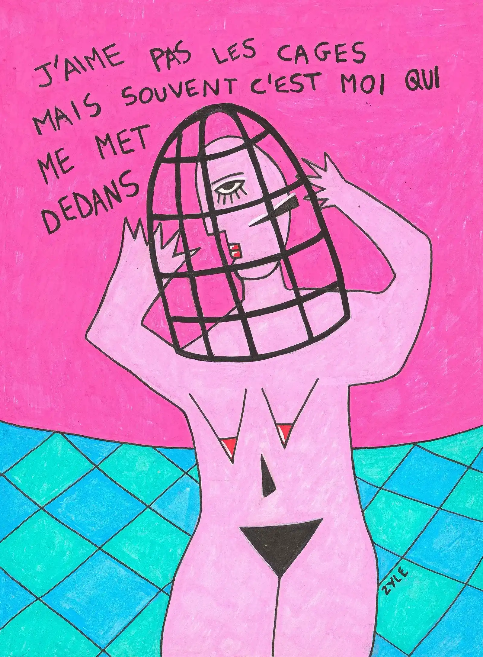 2025/08 Illustration Zyle La Cage